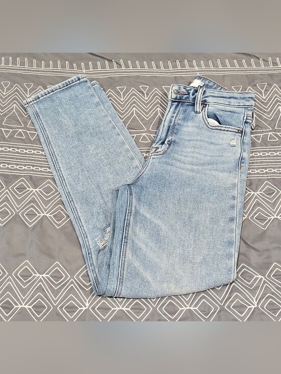 Hidden Denim - Hidden High Waisted Distressed Mom Jeans Size 25